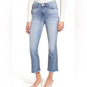STS Blue hem crop flare jeans